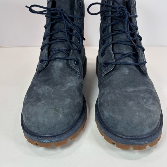 Timberland Mens Sz 5/Women 7 Blue Suede 6-Inch Premium Boots Rare Waterproof EUC main image 11